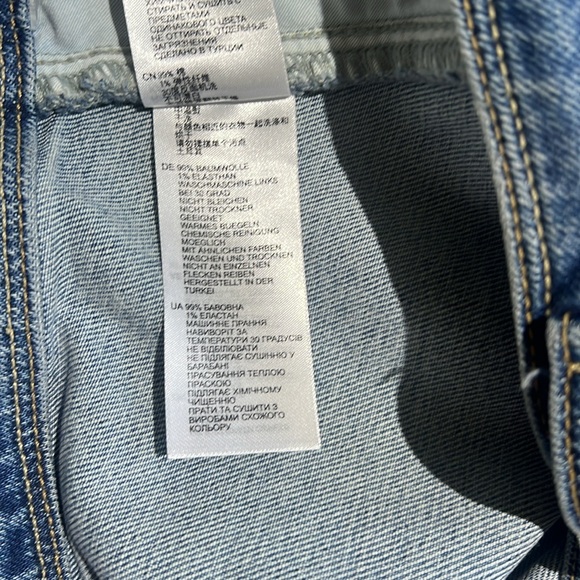 REISS Kaleigh Denim Mini Skirt Size 14 - Picture 11 of 12